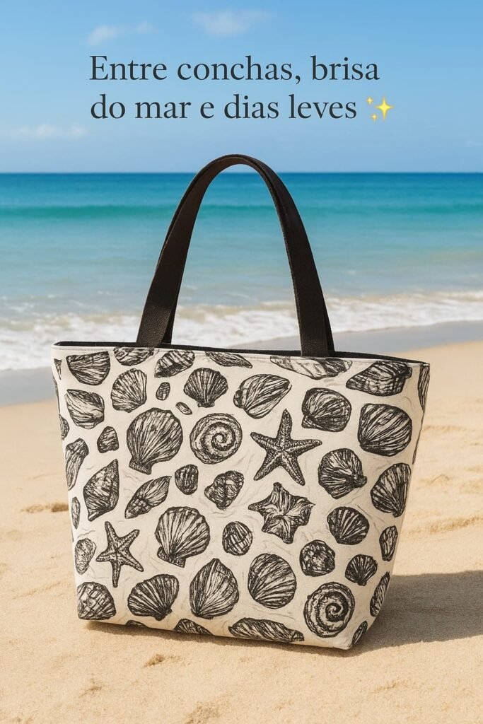 🌸 Bolsas Artesanais com identidade brasileira. Bolsa Praia 02